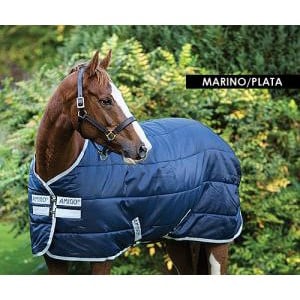 MANTA CABALLO AMIGO INSULATOR MEDIUM MARINO/PLATA 145X198