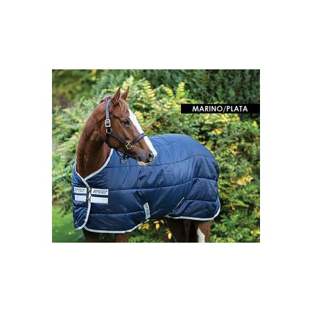MANTA CABALLO AMIGO INSULATOR MEDIUM MARINO/PLATA 145X198