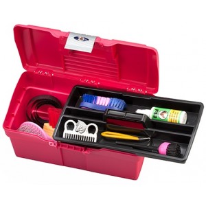CAJA LIMPIEZA LEXHIS CLASSIC PLASTICO FRAMBUESA/GRIS