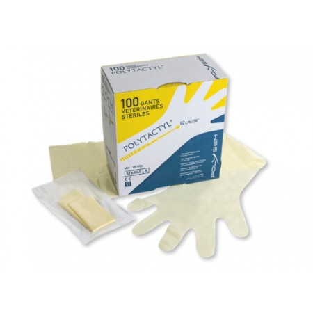 GUANTE TACTO ESTERILES 1UD (POLYTACTIL)