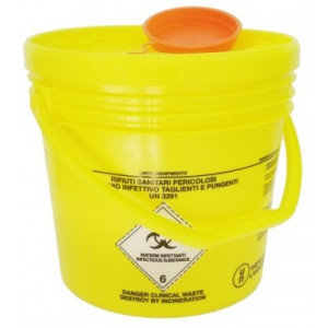 CONTENEDOR OBJETOS PUNZANTES 6L.
