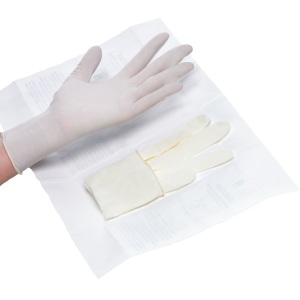 GUANTE ESTERIL LATEX C/P NATURFLEX N 8.5 X1UD.
