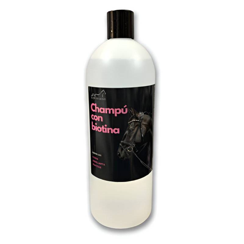 EQUINCARE SHAMPOOING À LA BIOTINE POUR CHEVAUX – 1 LITRE - Equinvest