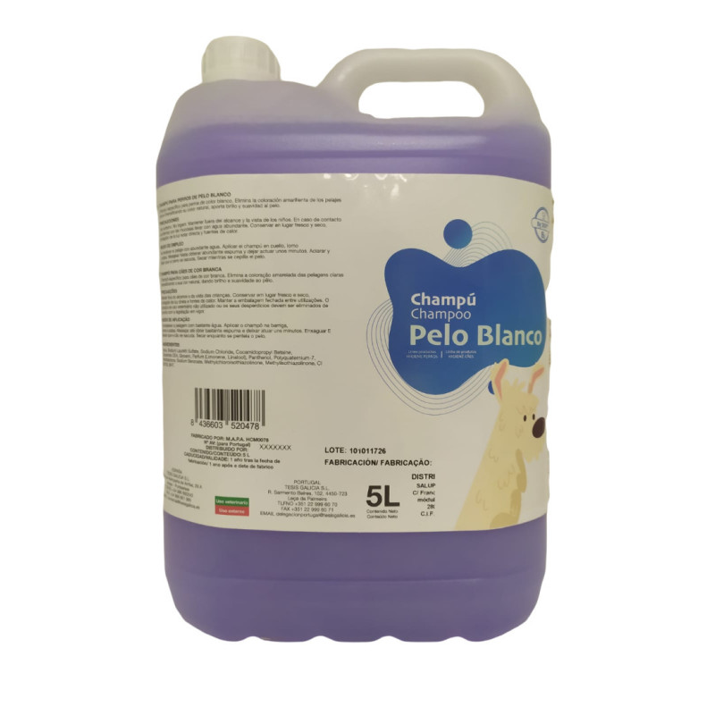 B3 CHAMPU PELO BLANCO 5LT