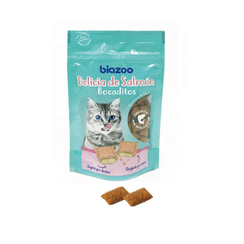 SNACK GATO BOCADITOS SALMON 60GR