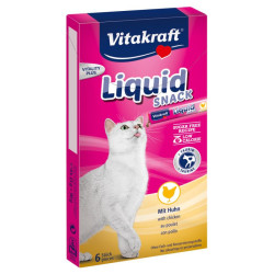 VITAKRAFT CAT LIQUID SNACK POLLO 6UND