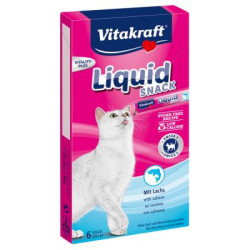 VITAKRAFT CAT LIQUID SNACK SALMON 6UND