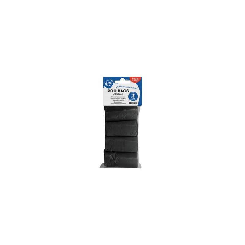 BOLSA HIGIENICA NEGRA 4 ROLLOS X 20UND