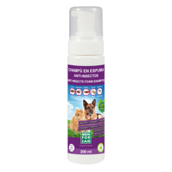 CHAMPU ESPUMA ANTIINSECTO MARGOSA , GERANIOL , LAVANDINO 200ML