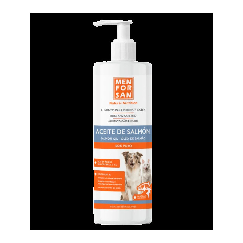 MFS ACEITE DE SALMON PERRO Y GATO 500ML