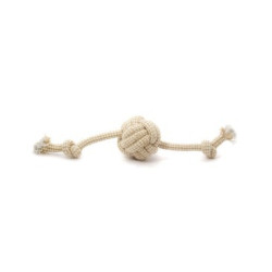 NATURAL PELOTA 6,5CM CON TIRADORES 32CM