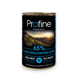 PROFINE LATA 65% CHICKEN WITH LIVER 6X400GR