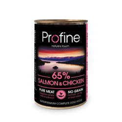 PROFINE LATA 65% SALMON & CHICKEN 6X400GR