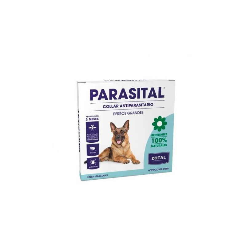 COLLAR ANTIPARASITARIO PERRO GRANDE PARASITAL (75CM)