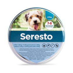 COLLIER SERESTO 38CM -8KG CHIEN (EMBALLAGE CLINIQUE X12)