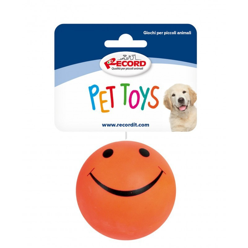 Balle en caoutchouc Néon Smile 5,7cm