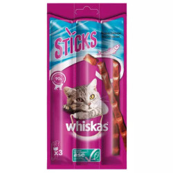 Whiskas Sticks Saumon (3ud/18g) (x28)