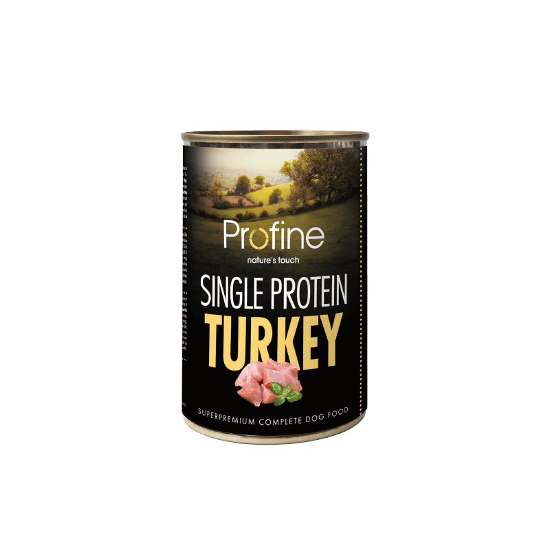 PROFINE BOÎTE MONOPROTÉIQUE DINDE 6X400G