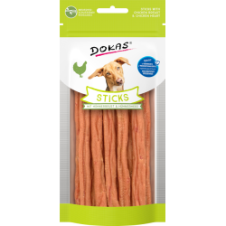 DOKAS STICKS DE PECHUGA Y CORAZON DE POLLO 60GR