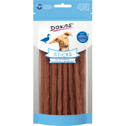 DOKAS STICKS DE PECHUGA,CORAZÓN E HIGADO DE PATO 60GR
