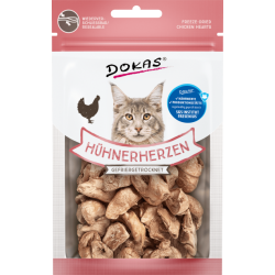 DOKAS CAT CORAZON DE POLLO LIOFILIZADO 15GR