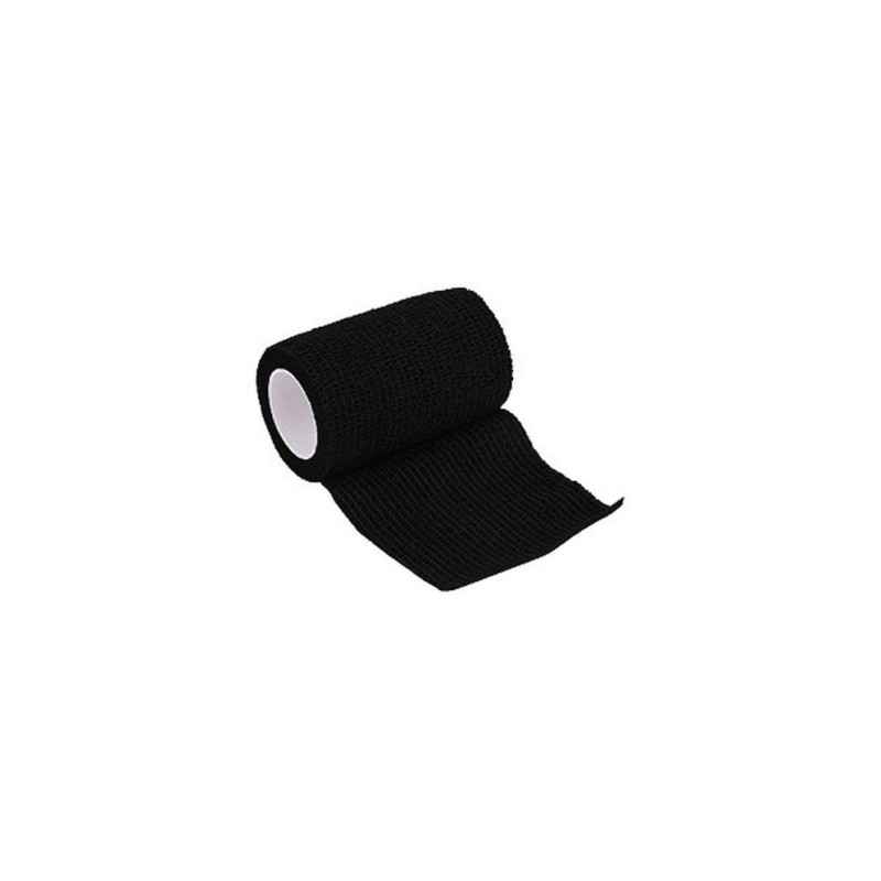 BANDE COHÉSIVE 10CM X 4,5M NOIRE | Bandage équin