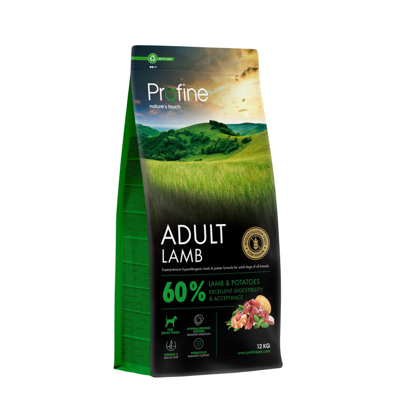 PROFINE ADULT LAMB & POTATOES 12KG - Equinvest