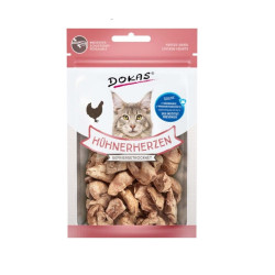DOKAS CAT CORAZON DE PATO LIOFILIZADO 15GR (205910)