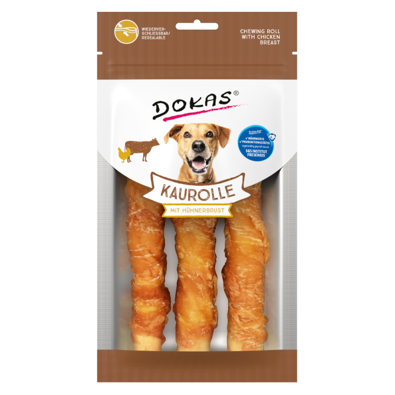 DOKAS CHEWING ROLL CON PECHUGA POLLO 150GR M (205613)