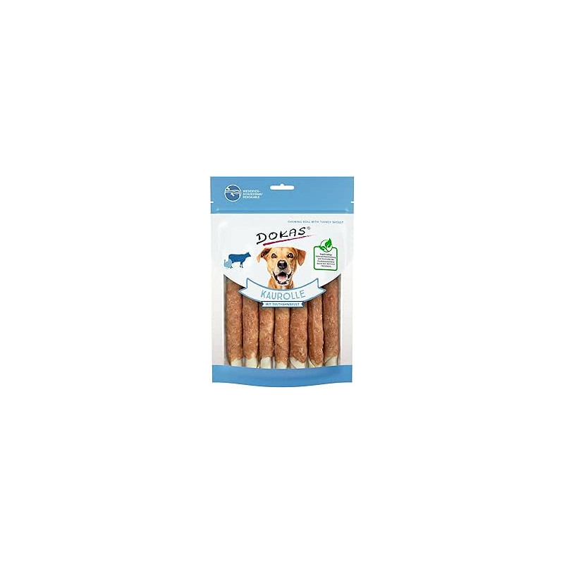 DOKAS CHEWING ROLL CON PECHUGA PAVO 190GR (204920) | Snack Perros