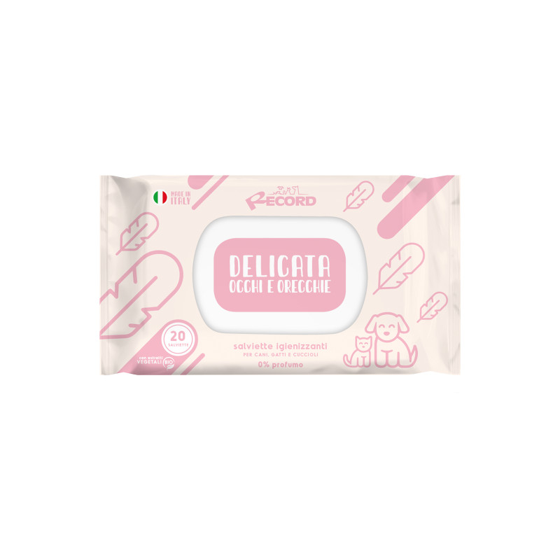 RECORD Lingettes yeux et oreilles 20u 30x20 cm | Hygiène