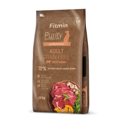 FITMIN DOG PURITY GF ADULT BEEF 12KG | Aliment chien adulte