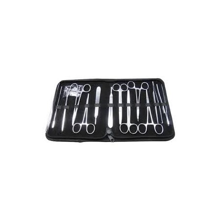 KIT INSTR. CHIRURGIE 9 PIÈCES NG FOND NOIR - Equinvest