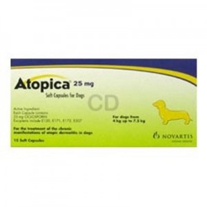 ATOPICA 25MG 30 CAPSULAS - Equinvest