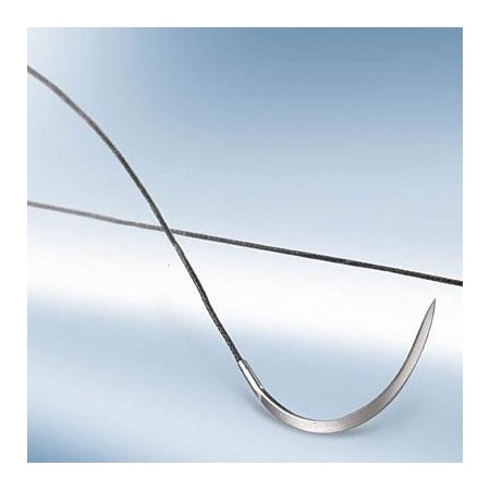 SUTURE SILKAM BLACK 0 DS30 1X75 CM - Equinvest