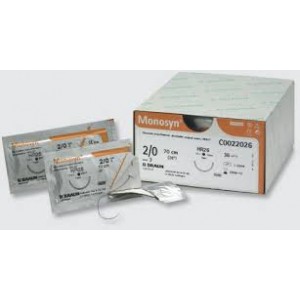 SUTURE MONOSYN VIOLET 2/0 HR30 1X70 CM - Equinvest