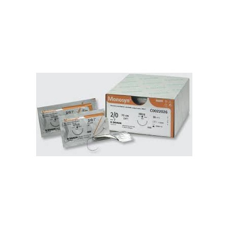 SUTURE MONOSYN VIOLET 2/0 HR30 1X70 CM - Equinvest