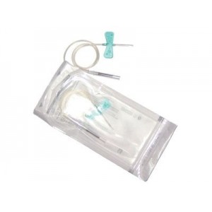 SET PAPILLON PRÉLÈVEMENT BD 21G 08X19 MM X18CM - Equinvest