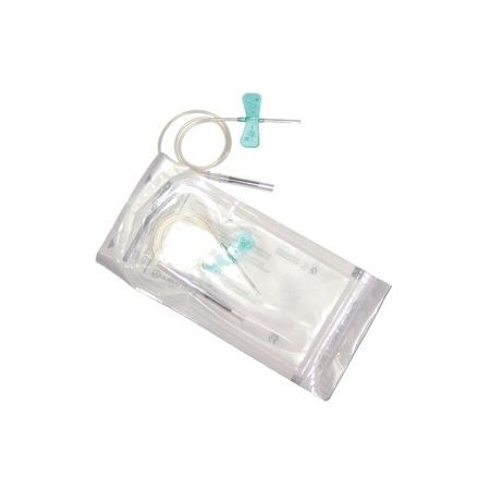 SET PAPILLON PRÉLÈVEMENT BD 21G 08X19 MM X18CM - Equinvest