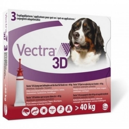 PIPETTES VECTRA 3D XL PLUS DE 40KG. 3PIP - Equinvest