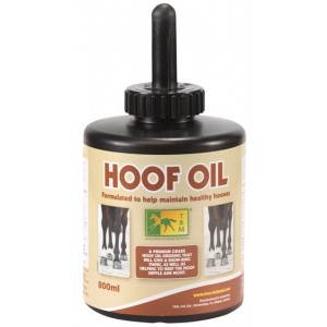 HOOF OIL AVEC BROSSE 800 ML HUILE POUR SABOTS - Equinvest