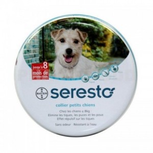 COLLIER SERESTO 38CM -8KG CHIEN MOINS DE 8 KG - Equinvest