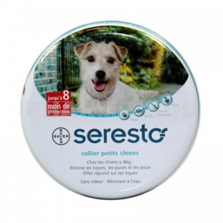 COLLIER SERESTO 38CM -8KG CHIEN MOINS DE 8 KG - Equinvest