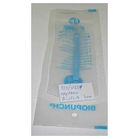 TREPAN DE BIOPSIE CUTANÉE 4 MM. - Equinvest