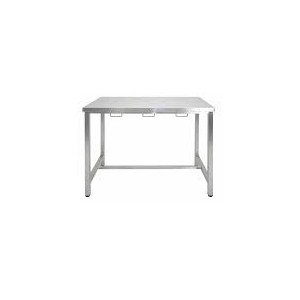 MESA QUIROFANO INOX 120X60CM  ALTO85CM C/RUED - Equinvest