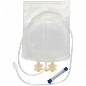 POCHE POUR TRANSFUSION SANGUINE 4L. KRUUSE. - Equinvest
