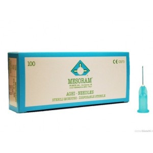 AIGUILLE MÉSOTHÉRAPIE 040/4 27GX1/6.BLEUE.100PCS. - Equinvest