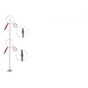 STYLET INSÉMIN. MNT 57CM INOX. - Equinvest