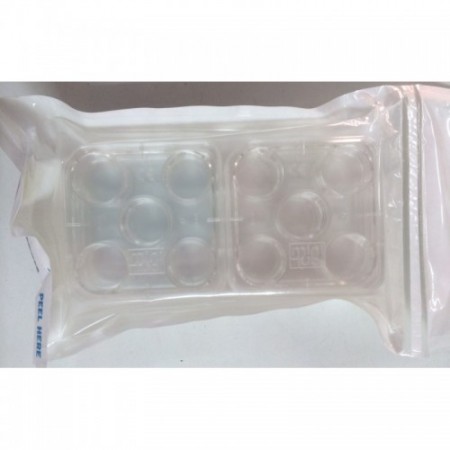 PLATEAU DE CULTURE D'EMBRYONS STÉRILE 5 PUITS X4PCS - Equinvest