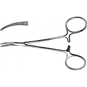 PINCE MOSQUITO COURBÉE 12,5CM AVEC DENTS - 14.525 - Equinvest